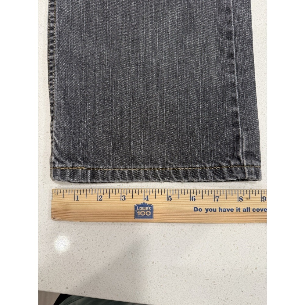 Levi's 514 Men's Slim Straight Jeans 38x32 Dark Grey Wash - Picture 7 of 7